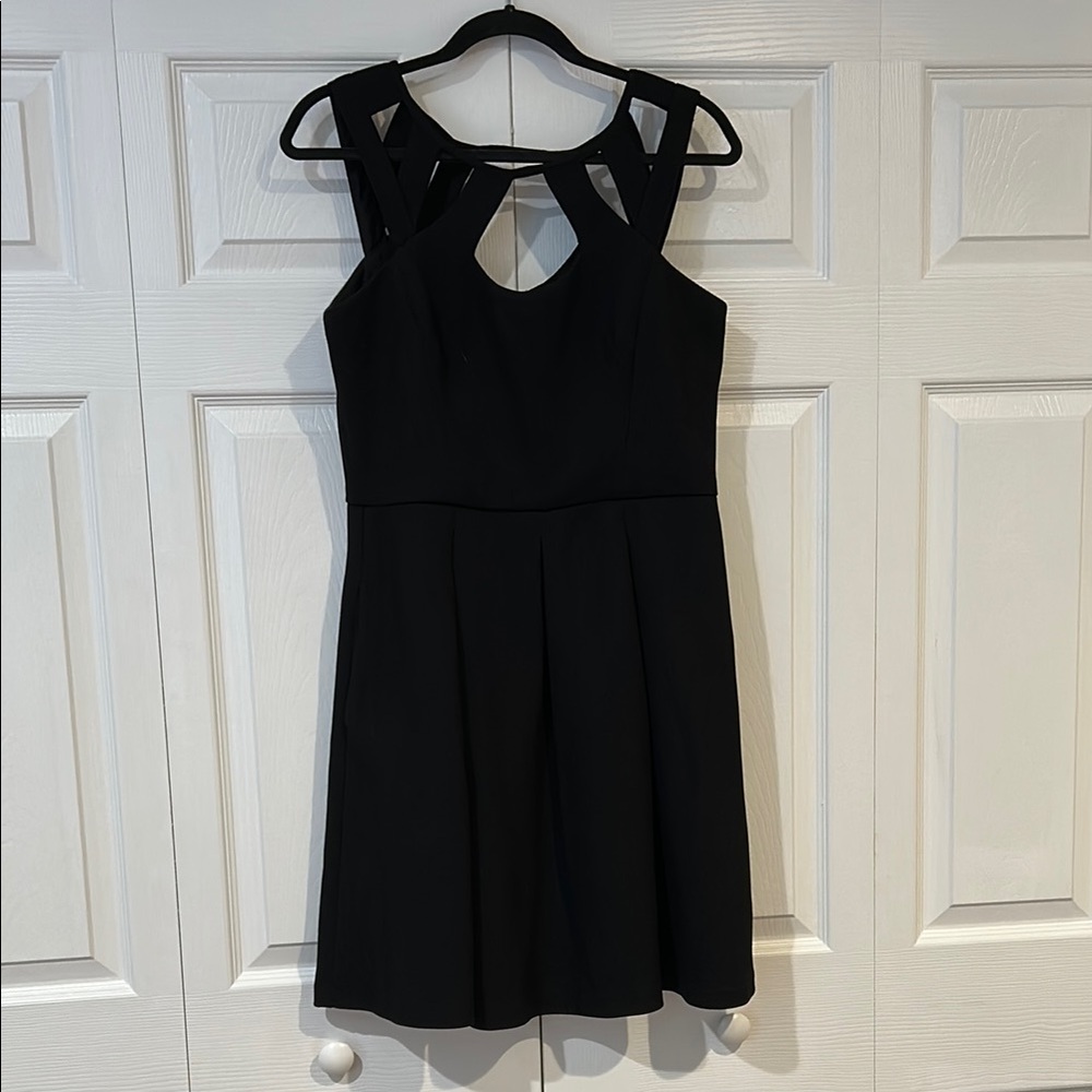 Betsey Johnson Black Cut Out Mini Dress